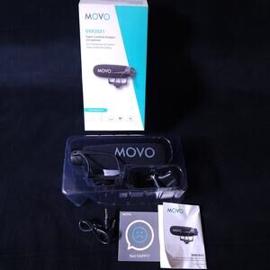 Movo VXR2021 Supercardioid Audio Shotgun Microphone for Cameras & Smartphones